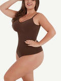 Open-back thong bodysuit