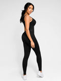 Front-zip Sports Jumpsuit