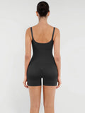 Three-Button Body Shaping Jumpsuit