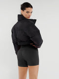 Three-Button Body Shaping Jumpsuit