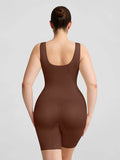 Seamless body-shaping jumpsuit