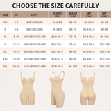 Fancy cupped mid-thigh body shaper