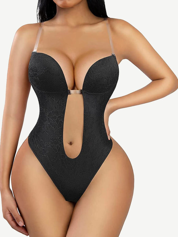 Backless thong bodysuit