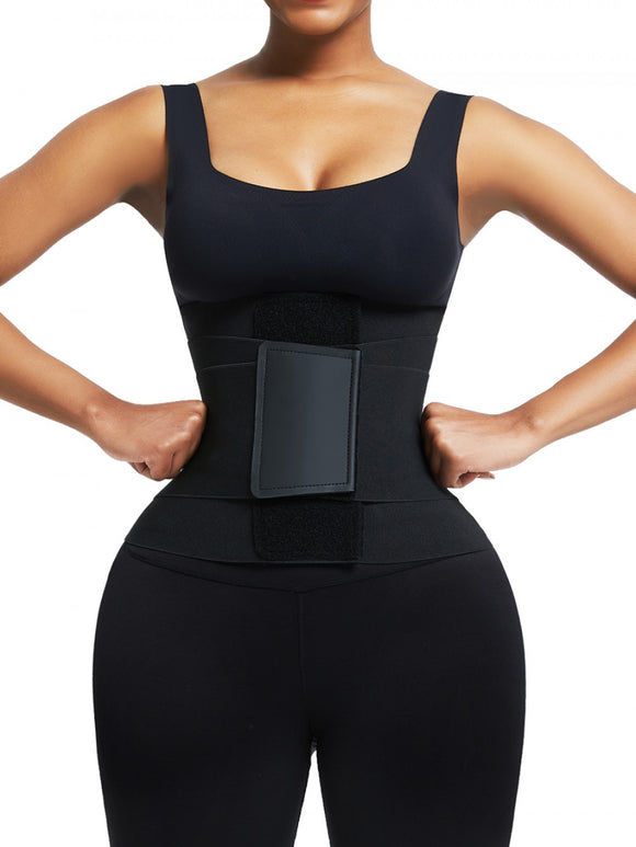 Double compression waisttrainer