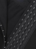 Front-hooks slimming body shaper (open crotch)