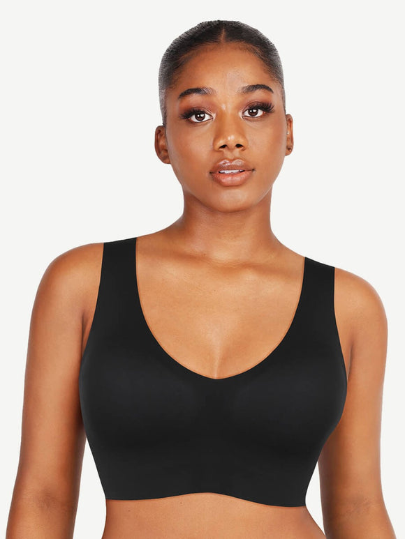 Seamless shapewear bra