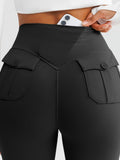 High-Waisted Peach-Pockets Active Leggings