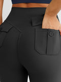 High-Waisted Peach-Pockets Active Leggings