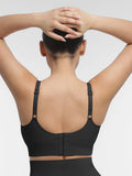 Seamless breast support bra