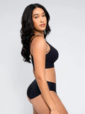 Seamless breast support bra