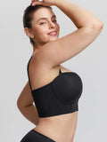 Strapless breast-lift bra