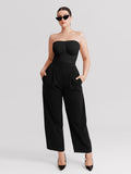 Strapless Tummy-control Thong Bodysuit
