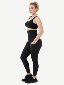 Waist trainer leggings (with side pockets)