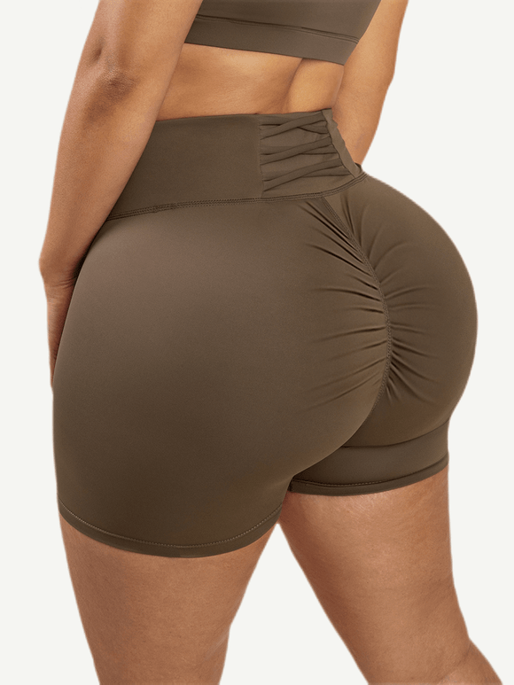 Peach Buttocks Fitness Shorts