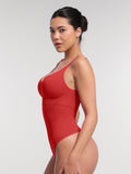 Padded-bust thong bodysuit