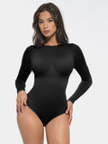 Round-neck Long-sleeved Panty Bodysuit