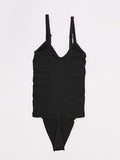 V-neck Thong Shaping Bodysuit