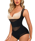 Compression tummy-control butt lifter