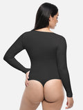 Slimming Long-sleeve Thong Bodysuit