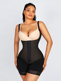 Mesh full-back front-hooks shaper