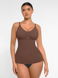 Bust support slimming tank top