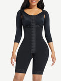 Post-surgical body shaper with sleeves