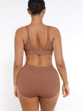 Layered seamless bra