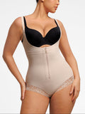 Underbust support lace bodysuit