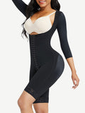 Post-surgical body shaper with sleeves