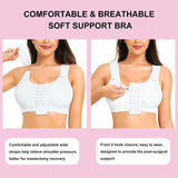 Wide-strap support bra