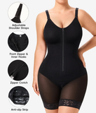 Strapped front-zip faja