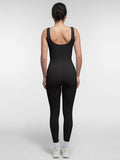 Square-neck Jumpsuit