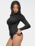 Round-neck Long-sleeved Panty Bodysuit