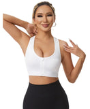 Front-zip Mesh Sports bra