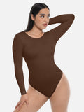 Slimming Long-sleeve Thong Bodysuit
