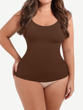 Tummy-control shaper tops