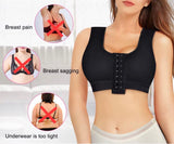 Wide-strap support bra