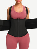Latex vest with double belts