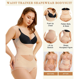 Compression tummy-control butt lifter