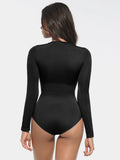 Round-neck Long-sleeved Panty Bodysuit