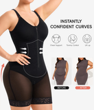 Strapped front-zip faja