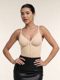 Seamless Zipper Thong Tummy-tucker