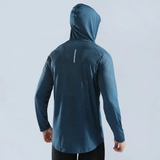 Men Reflective Jogging Hoodie
