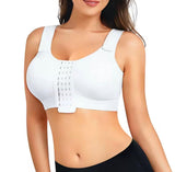 Wide-strap support bra