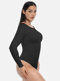 Slimming Long-sleeve Thong Bodysuit