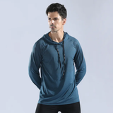 Men Reflective Jogging Hoodie