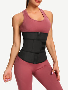 7 steel bones latex waist trainer