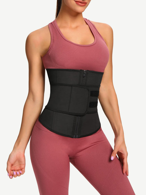 7 steel bones latex waist trainer