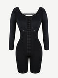 Post-surgical body shaper with sleeves