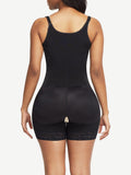 Full back front-zip shaper (open crotch)